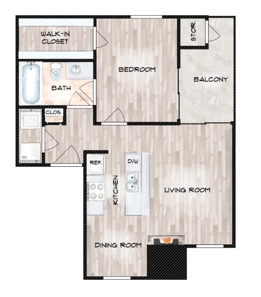 Floorplan - Prime at Lake Highlands