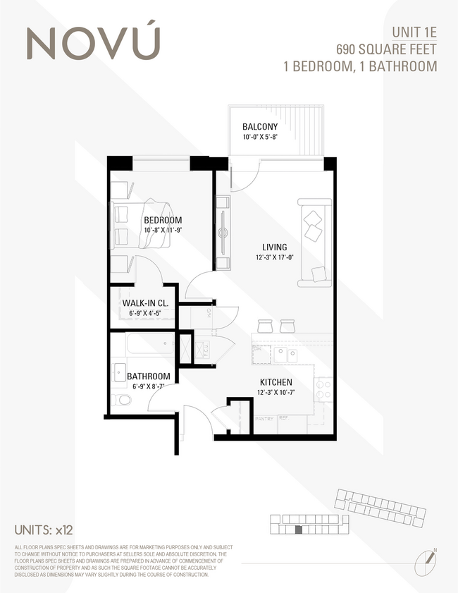 Floorplan - Novu Apartments