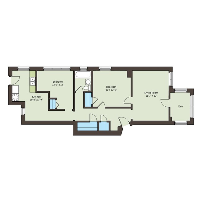 Floorplan - 5452 S. Ellis Avenue