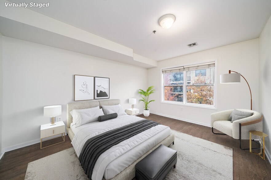 Primary bedroom - Staged - 204 Jackson St