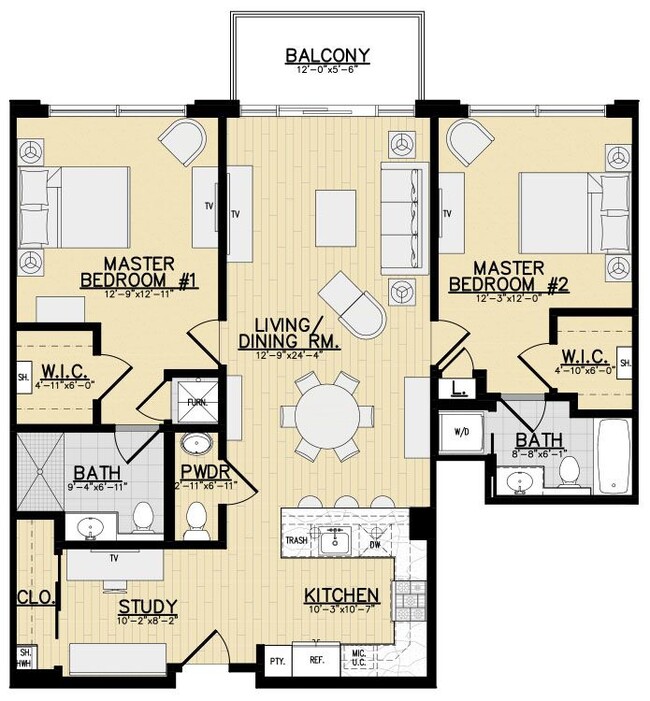 Floorplan - The Lofts on Saw Mill River