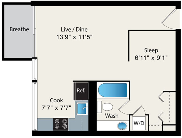 Floorplan - Park Lincoln by Reside