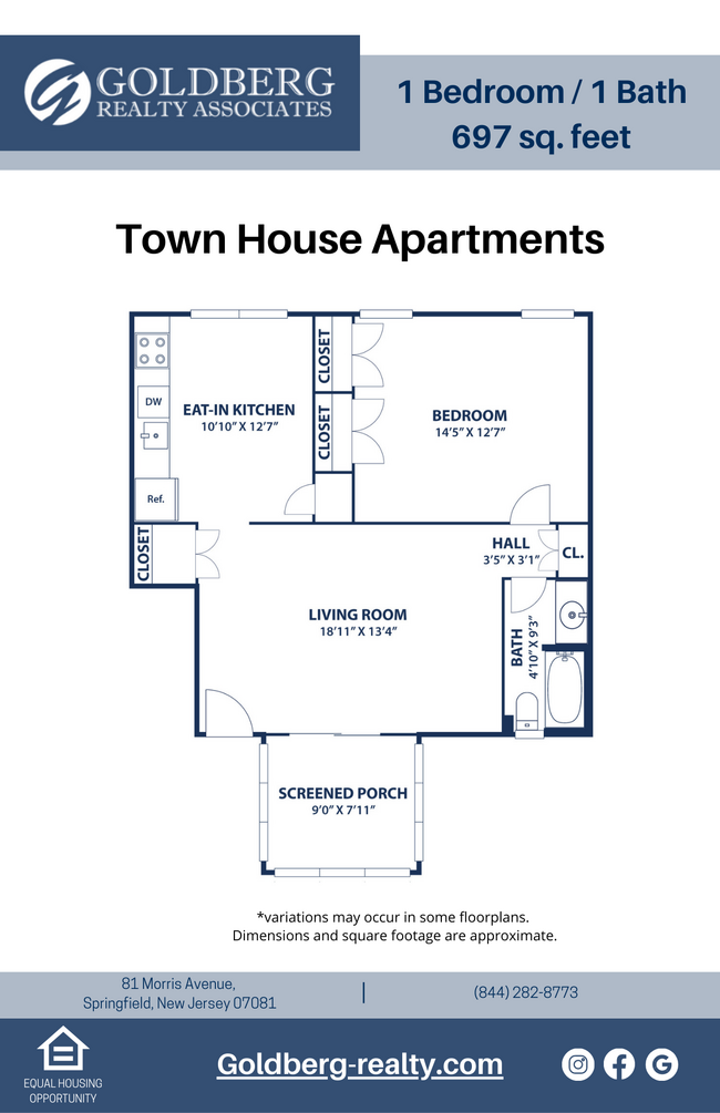 Floorplan - Town House Apartments