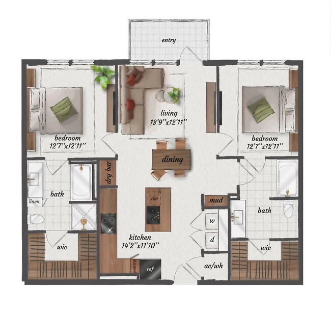 Floorplan - St Elmo Living