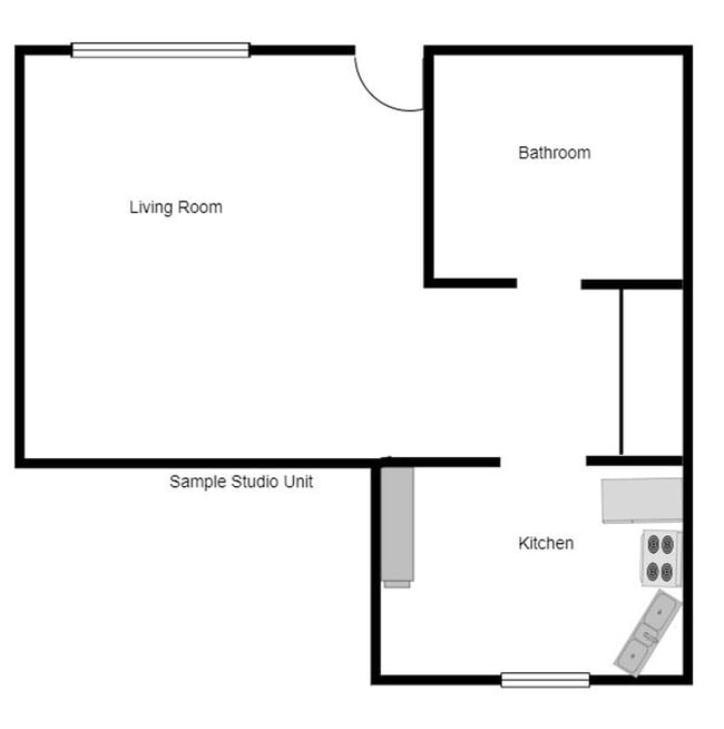 Floorplan - 450 W. Doran St. Glendale CA
