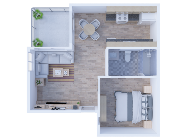 Floorplan - The Vue on Camelback Apartments