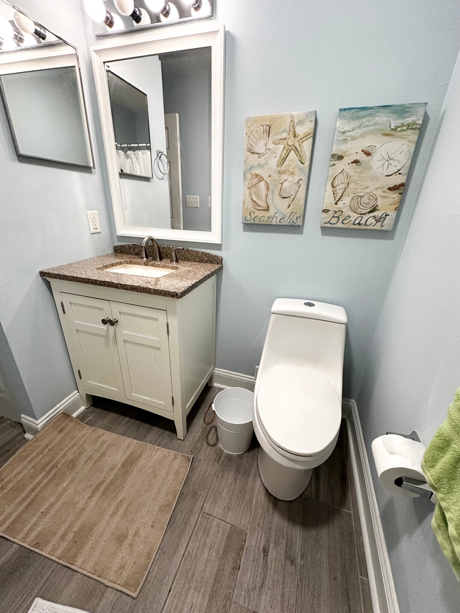 Guest bath with tub shower - 18713 Vineyard Point Ln