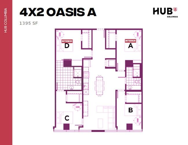4x2 Oasis A - Hub Columbia