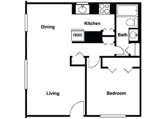 Floorplan - Copper Creek Apartments