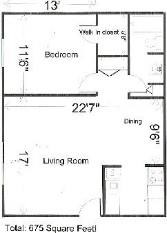 1BR/1BA - Windbriar Apartments