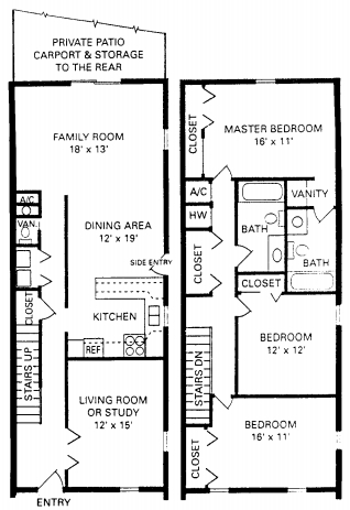 3BR/2.5BA - Georgetown Apartments