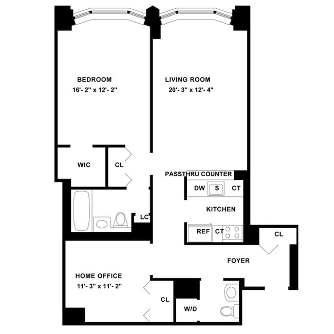 Floorplan - Barclay Tower