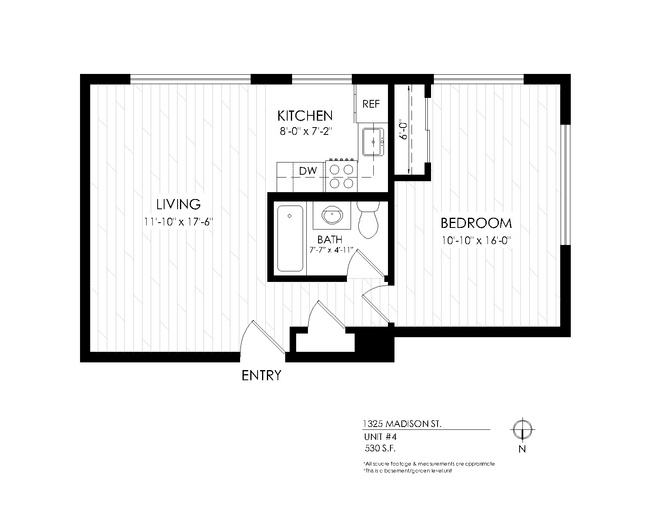 Floorplan - 1325 Madison