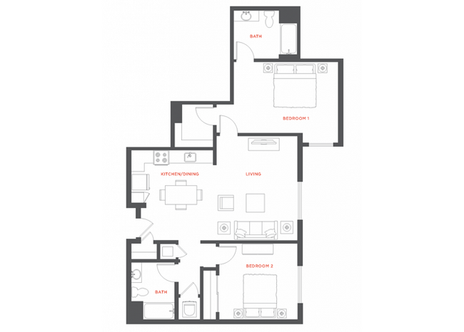 Floorplan - Field House at Bay Meadows