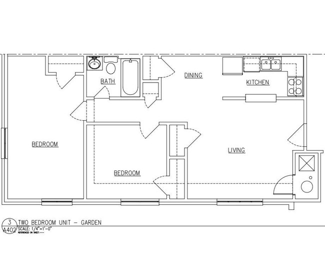 Floorplan - Greenstone on 5th - Tax Credit