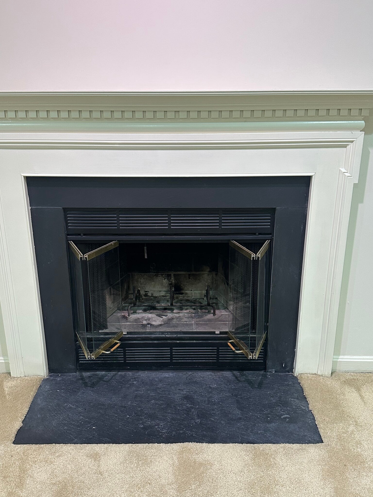 Wood burning fireplace - 397 S Pickett St