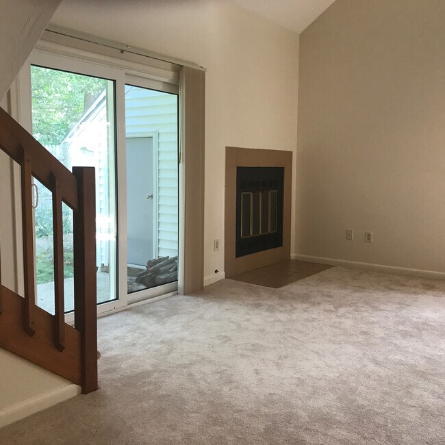 Living Room with wood burning Fireplace - 231 Lake St