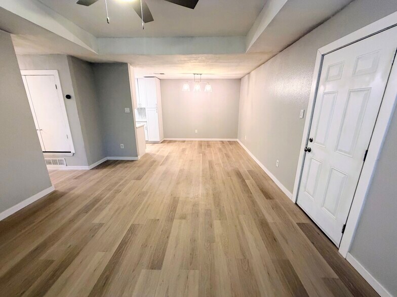 Dining Room with chandelier - 7501 April Ln