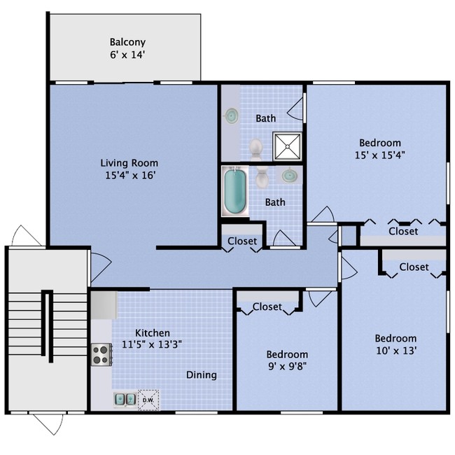 Floorplan - Fitzsimons Junction