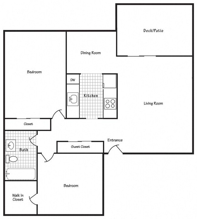 Floorplan - Royal Oaks Apartments