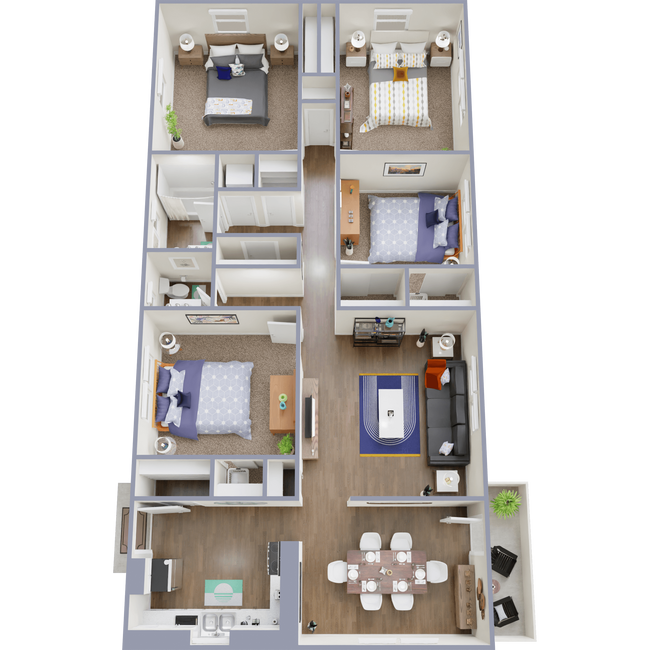 Floorplan - The Julep & Julep Flats