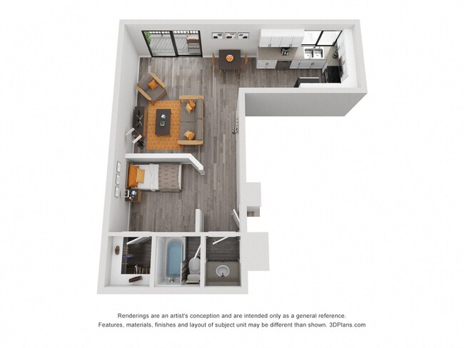 Floorplan - Ariel Court Apts