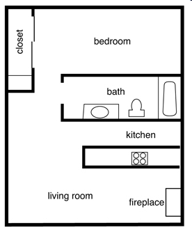 1BR/1BA - Clearwater Square