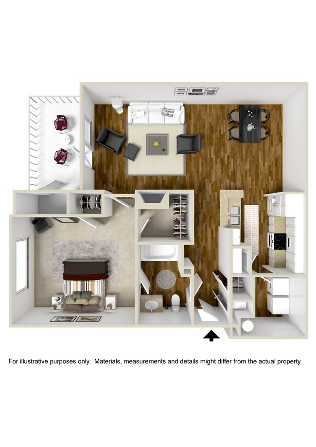 Floorplan - Ashford Place Apartment Homes