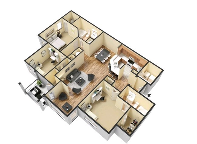 Floorplan - Lakeside at Arbor Place