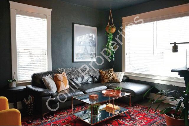 cozy living room off the dining area and entrance - 358 Roosevelt Ave