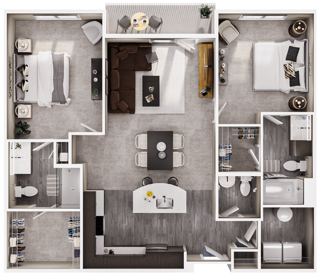 Floorplan - Altair Luxury Apartments