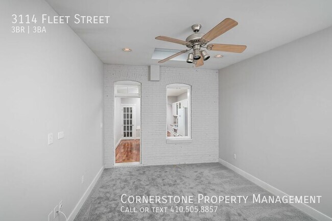Building Photo - 3 bed, 3 bath I $2500| 3114 Fleet St. Balt...
