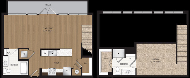 Floorplan - Haskell Flats