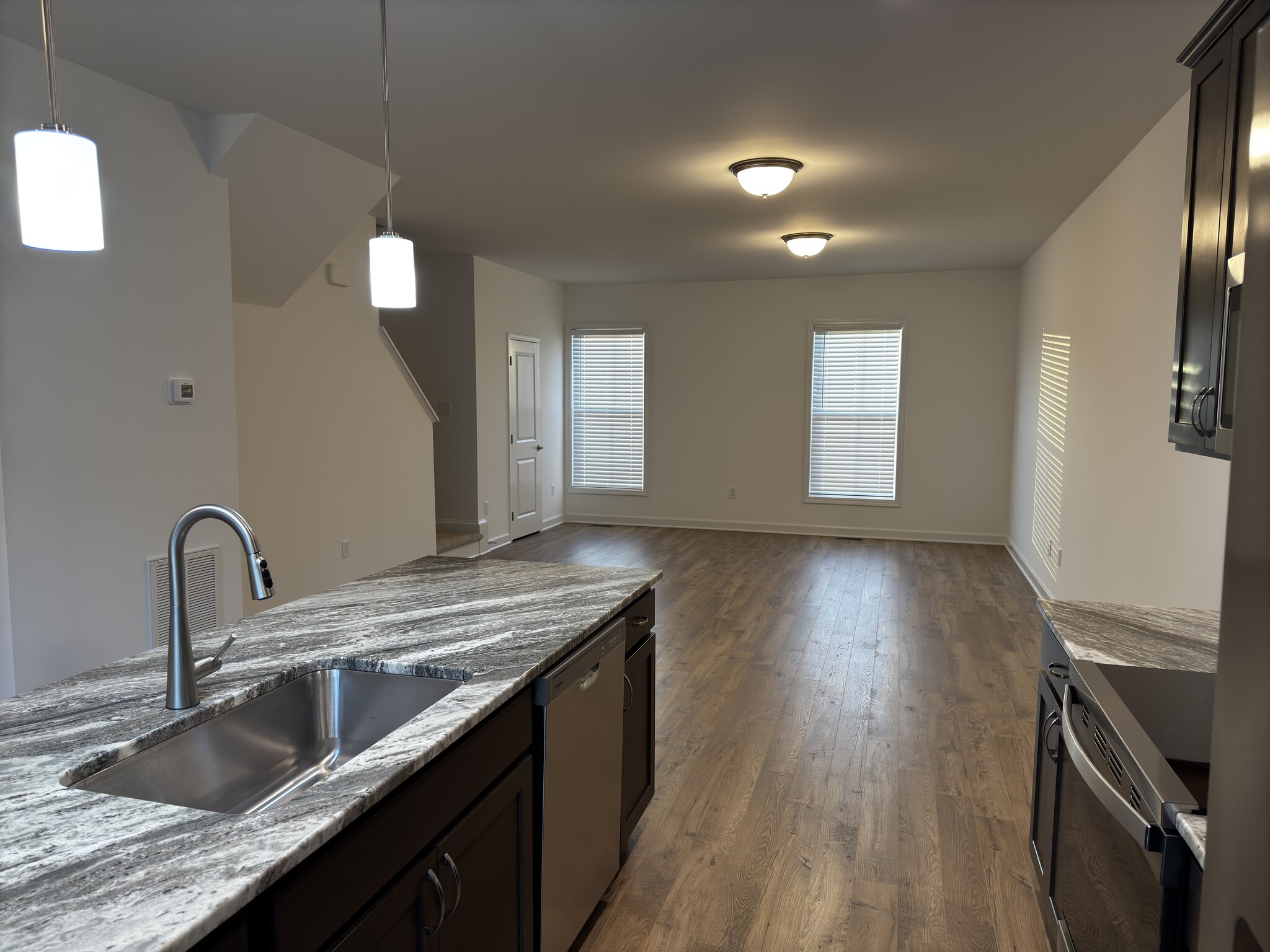 Living room from kitchen - 200 Colony Ave