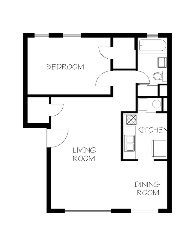 Floorplan - Rosemond Apartments