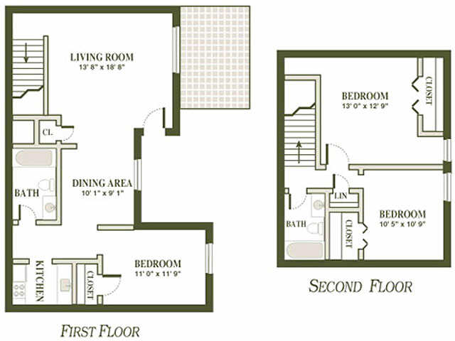 3BR/2BA - New Hampton Commons Apartments