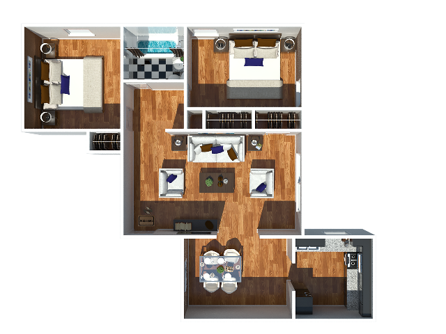 Jefferson 2 bedroom - Lindsay 414
