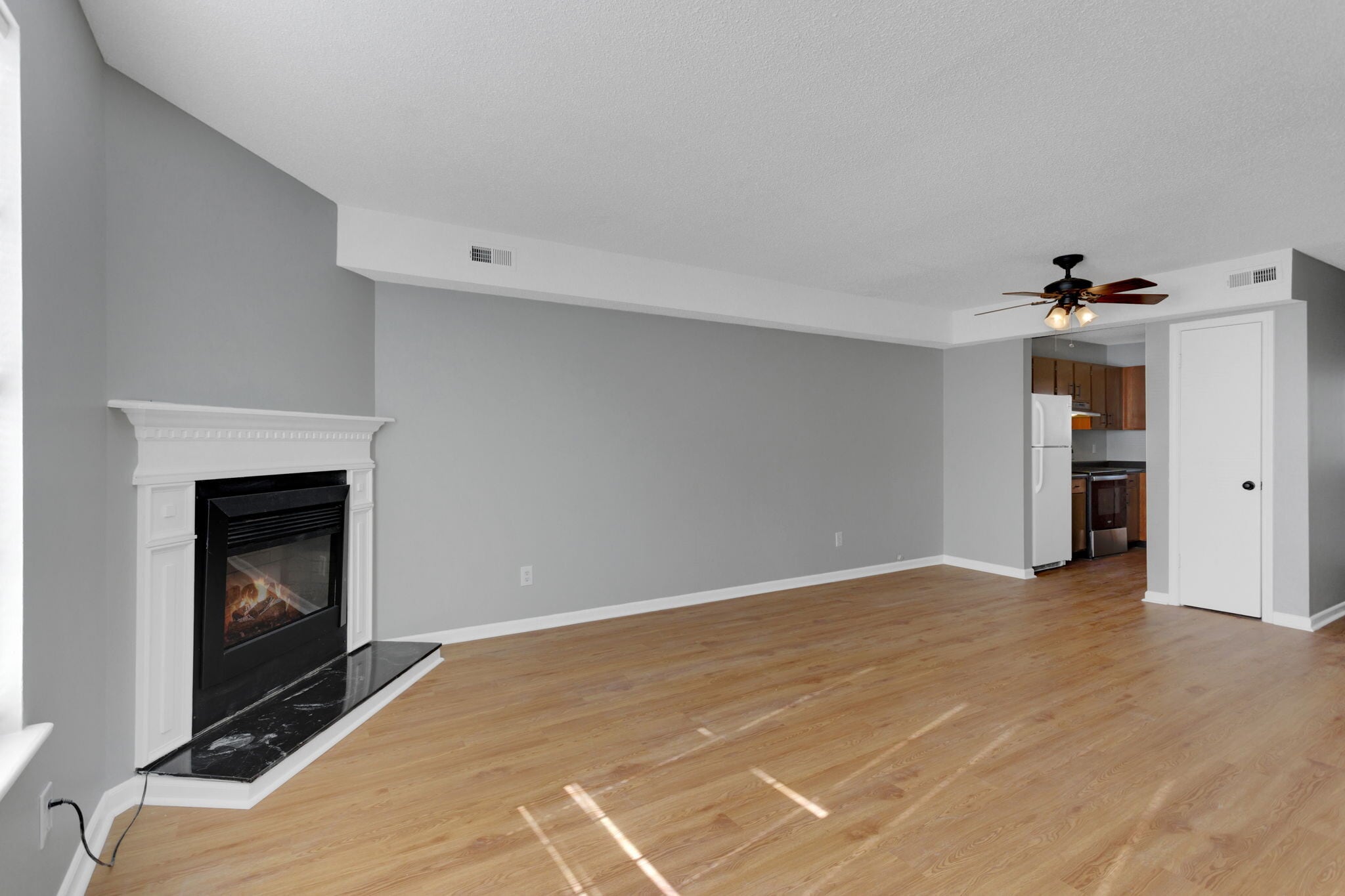 Living Room with Fireplace - 103 Montague Dr