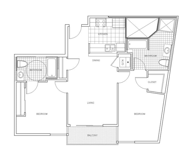 Sorrento 2x2 floor plan PR SM Sorrento LLC - PR SM Sorrento LLC
