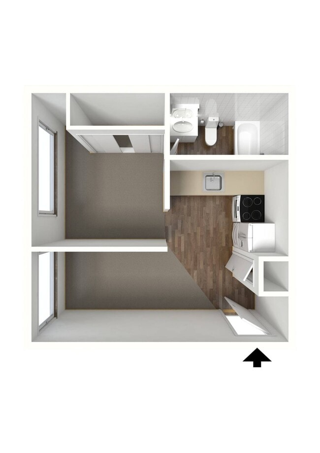 1x1 - Glacier Apartments