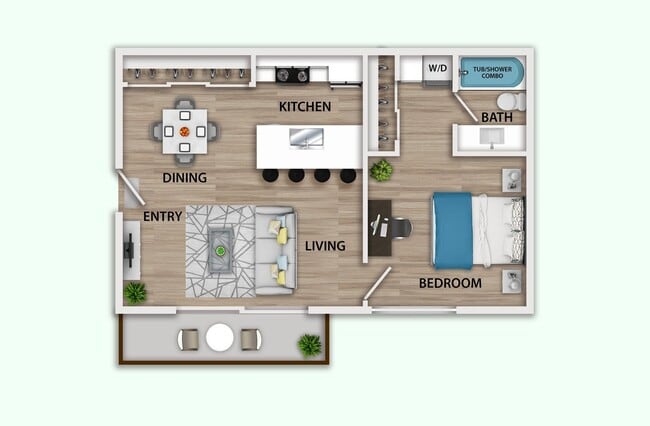 Floorplan - Parkwood Apartments