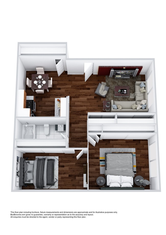 Floorplan - The Flats at Gum Drive