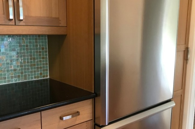 built-in fridge and Miele D/W (not shown) - 3731 San Ysidro Way