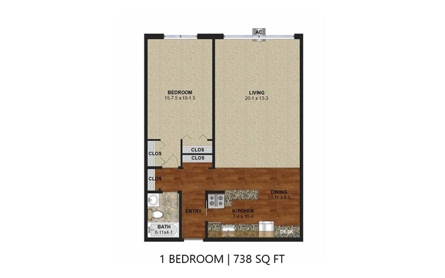 Floorplan - Dupont Ave Apartments | 3040