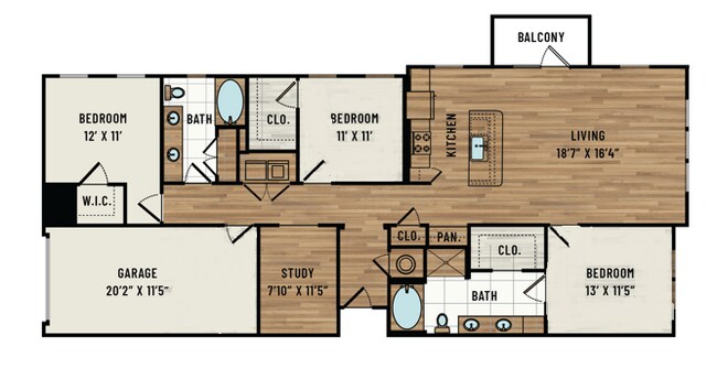 Floorplan - The Edge at Glade Parks