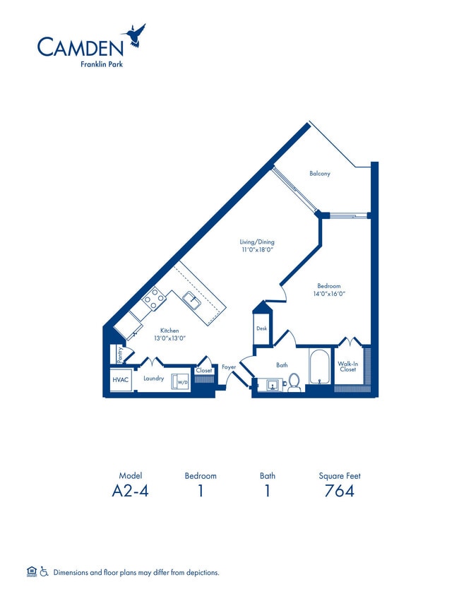 Floorplan - Camden Franklin Park