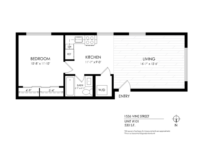 Floorplan - 1536 Vine