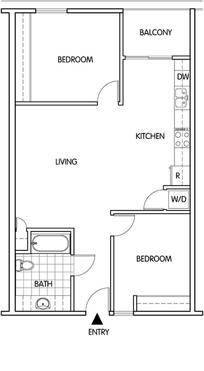 2BR/1BA - Mar Vista Lofts