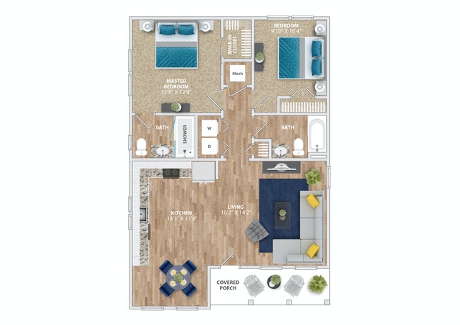 Floorplan - Swells Cottages