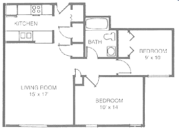 2BR/1BA - Moss Gardens